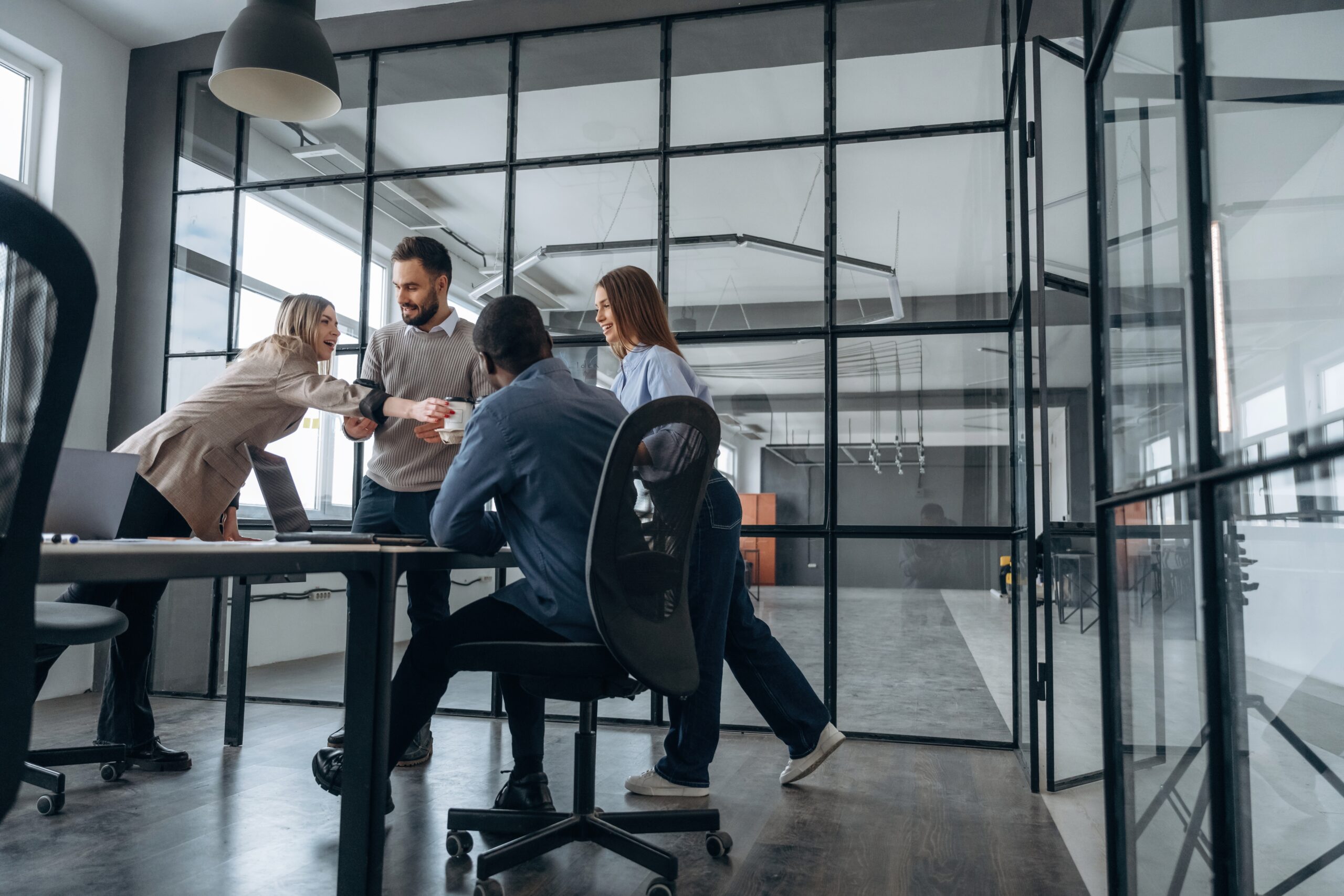 best marketers planning campaigns in office